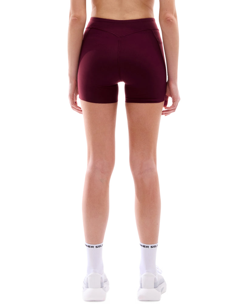 Women's 4'' Half Tights Mid Rise W/ Pockets