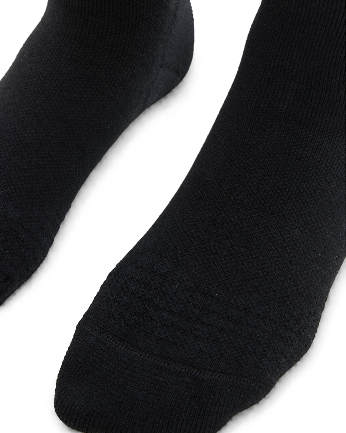 INNER SELF Merino Running Socks in black — detail 1