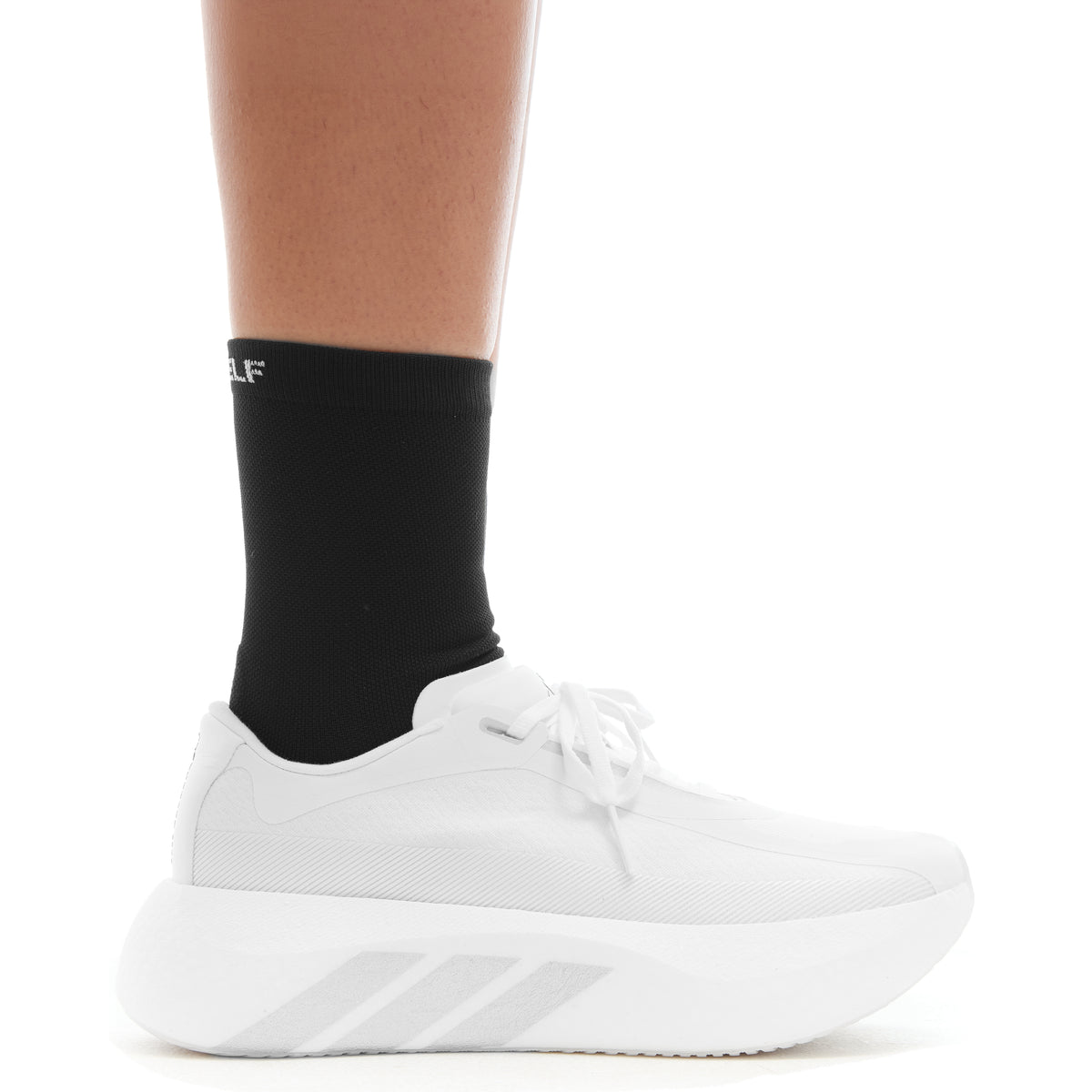 INNER SELF Performance Running Socks in black — side view