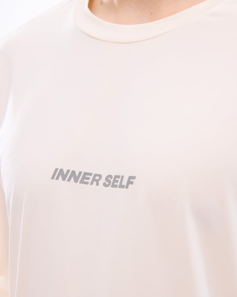 INNER SELF Performance T-shirt in white — detail 1