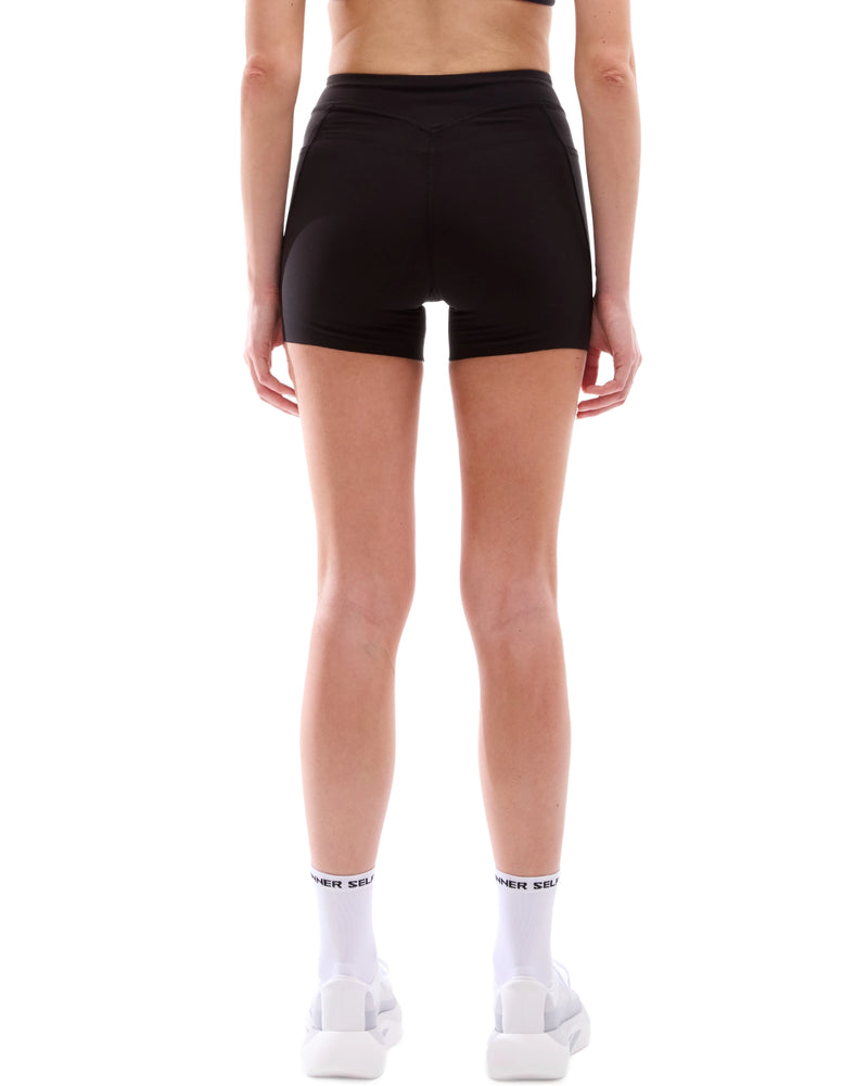 Women's 4'' Half Tights Mid Rise W/ Pockets