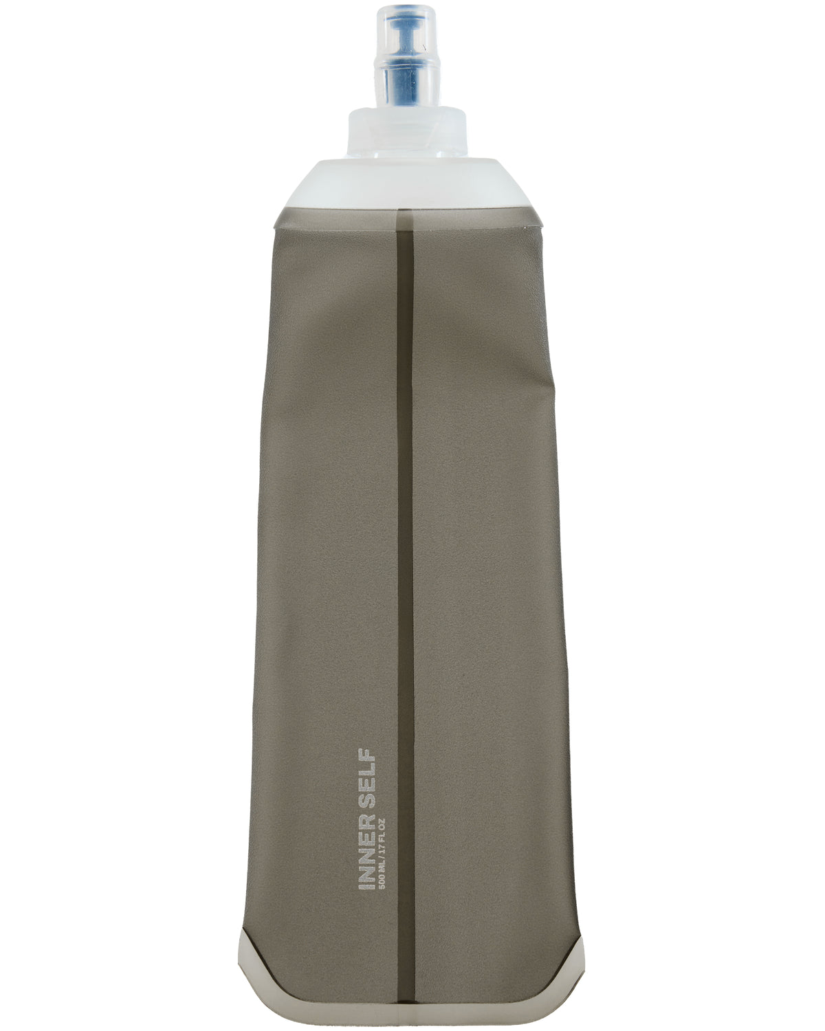 INNER SELF 500ML Soft Flask in black — back view