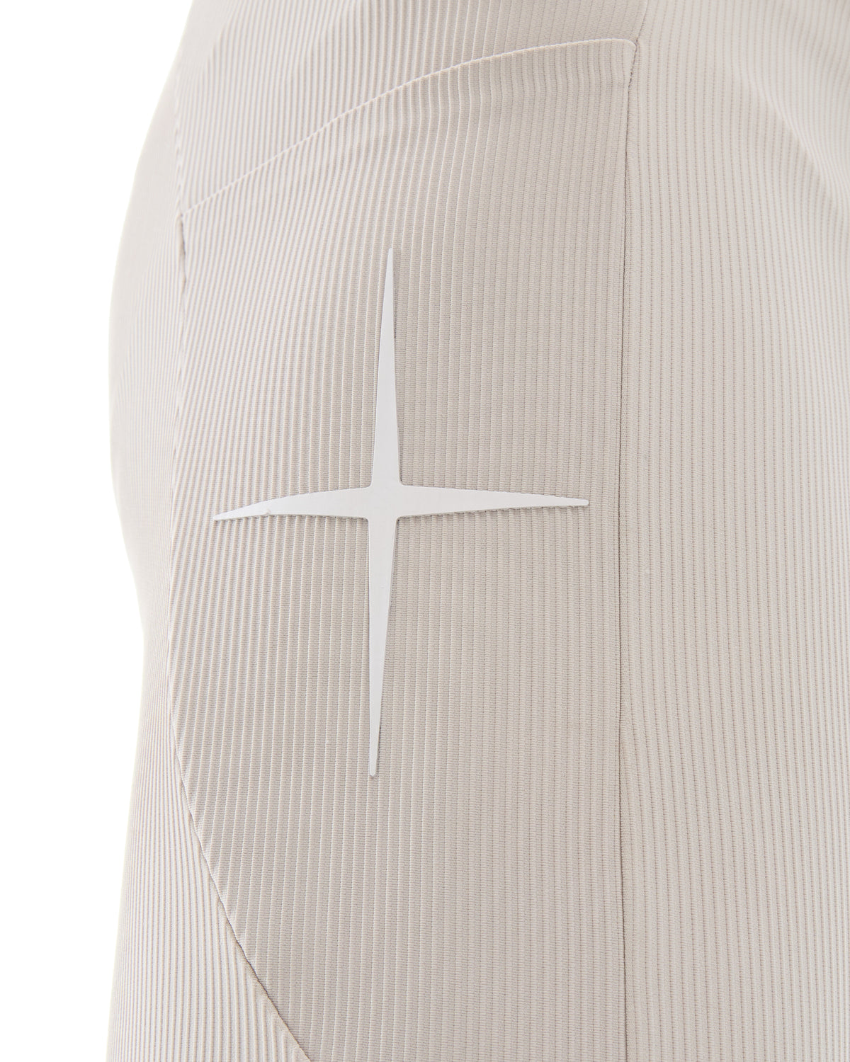 INNER SELF Men's Half Tights W/ Pockets in gray — detail 3