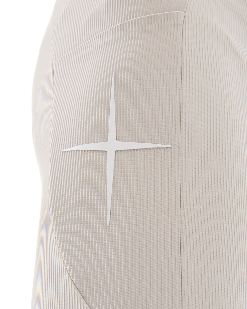 INNER SELF Men's Half Tights W/ Pockets in gray — detail 3