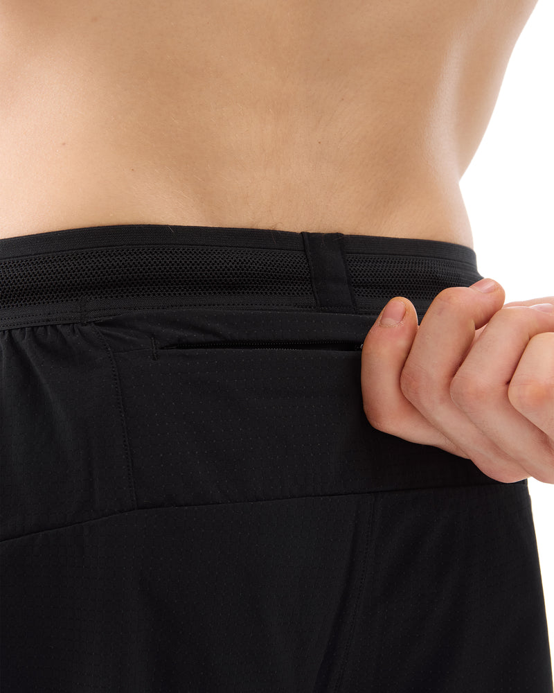 INNER SELF Men's Race Shorts in black — detail 4