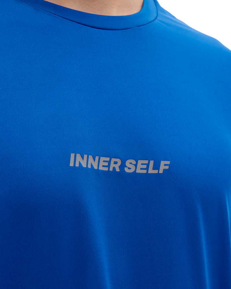 INNER SELF Performance T-shirt in blue — detail 1