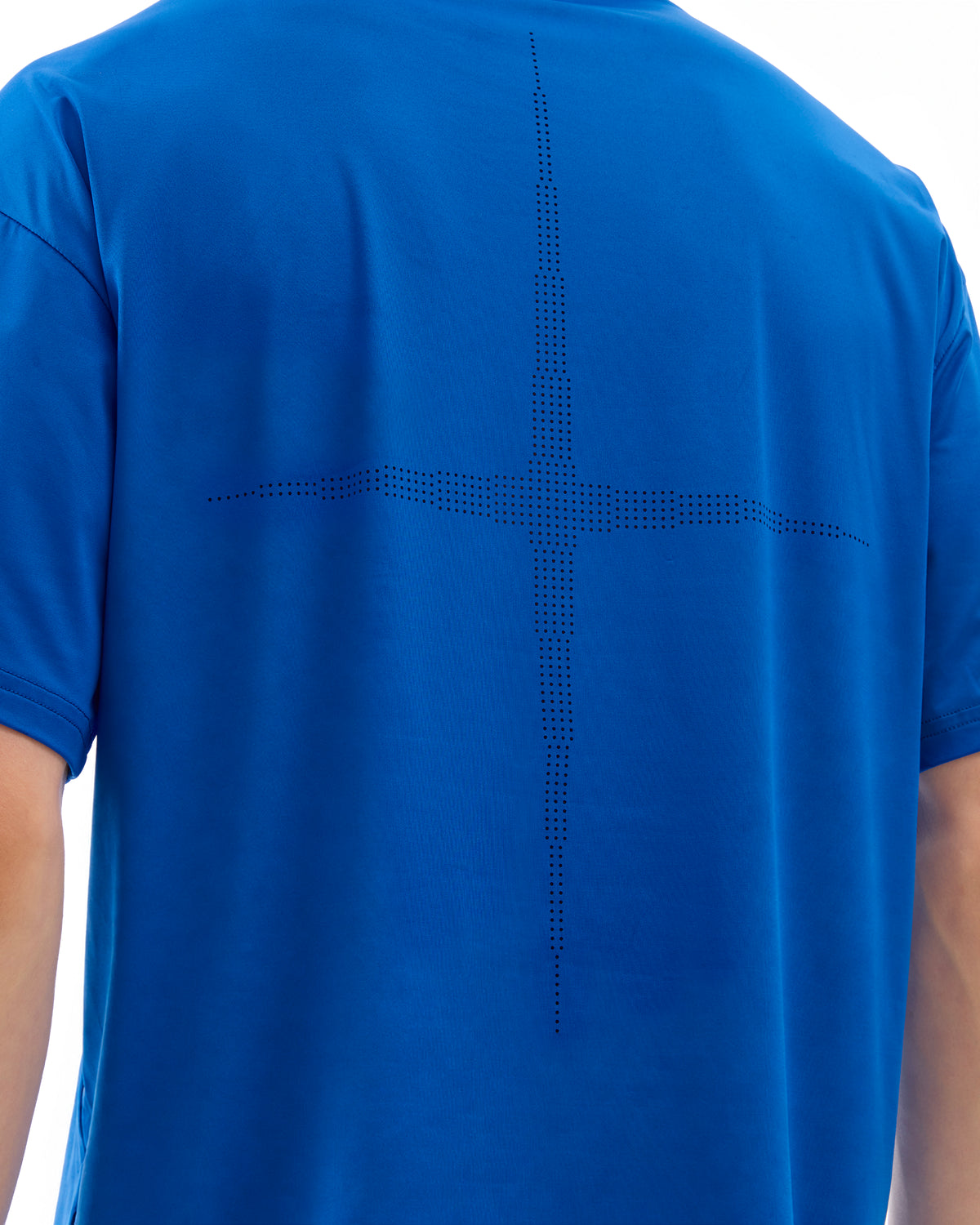 INNER SELF Performance T-shirt in blue — detail 3