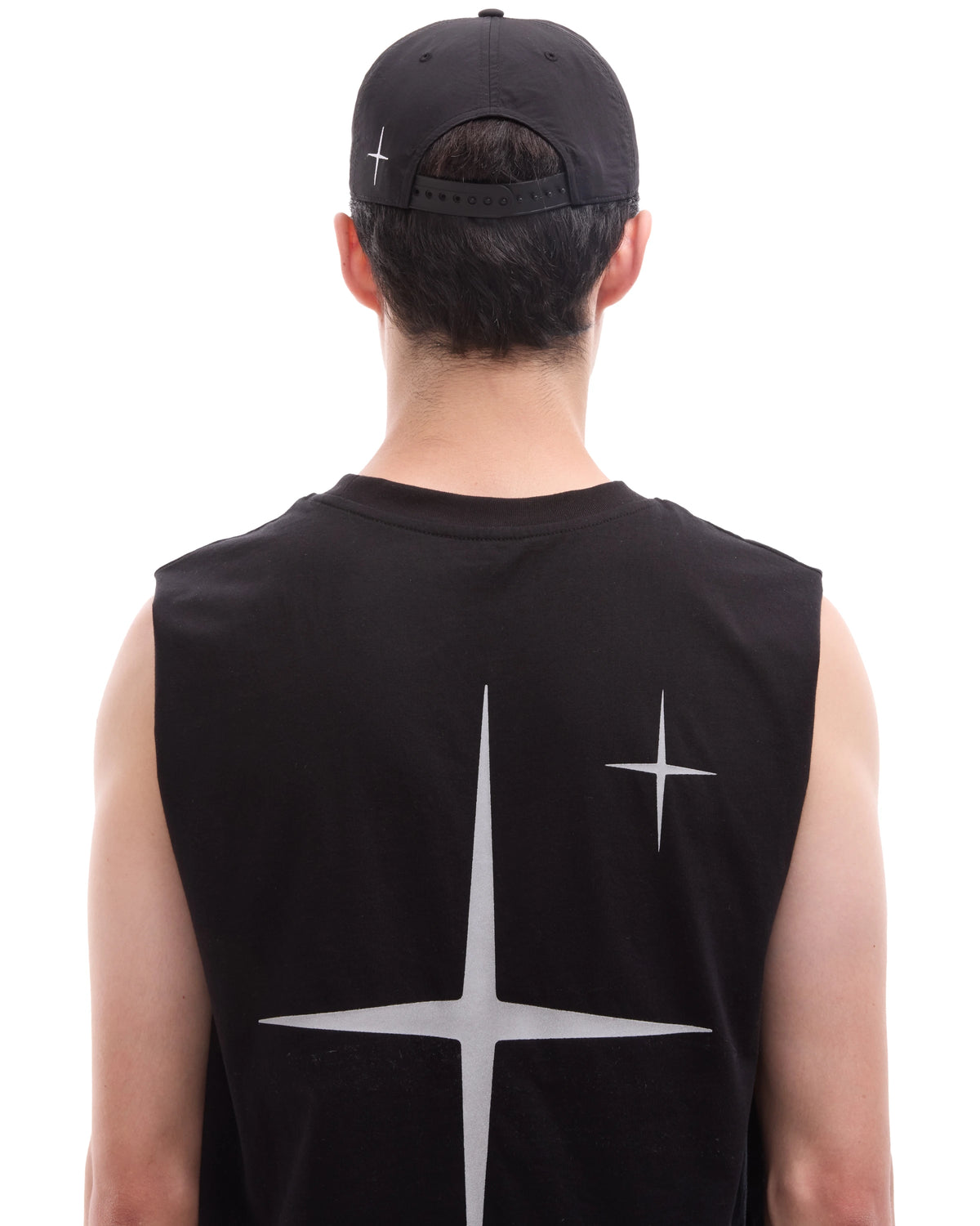 INNER SELF Daily Cap in black — back view on male model